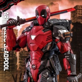 Armorized Deadpool Marvel Comic Masterpiece 1/6 Action Figure by Hot Toys